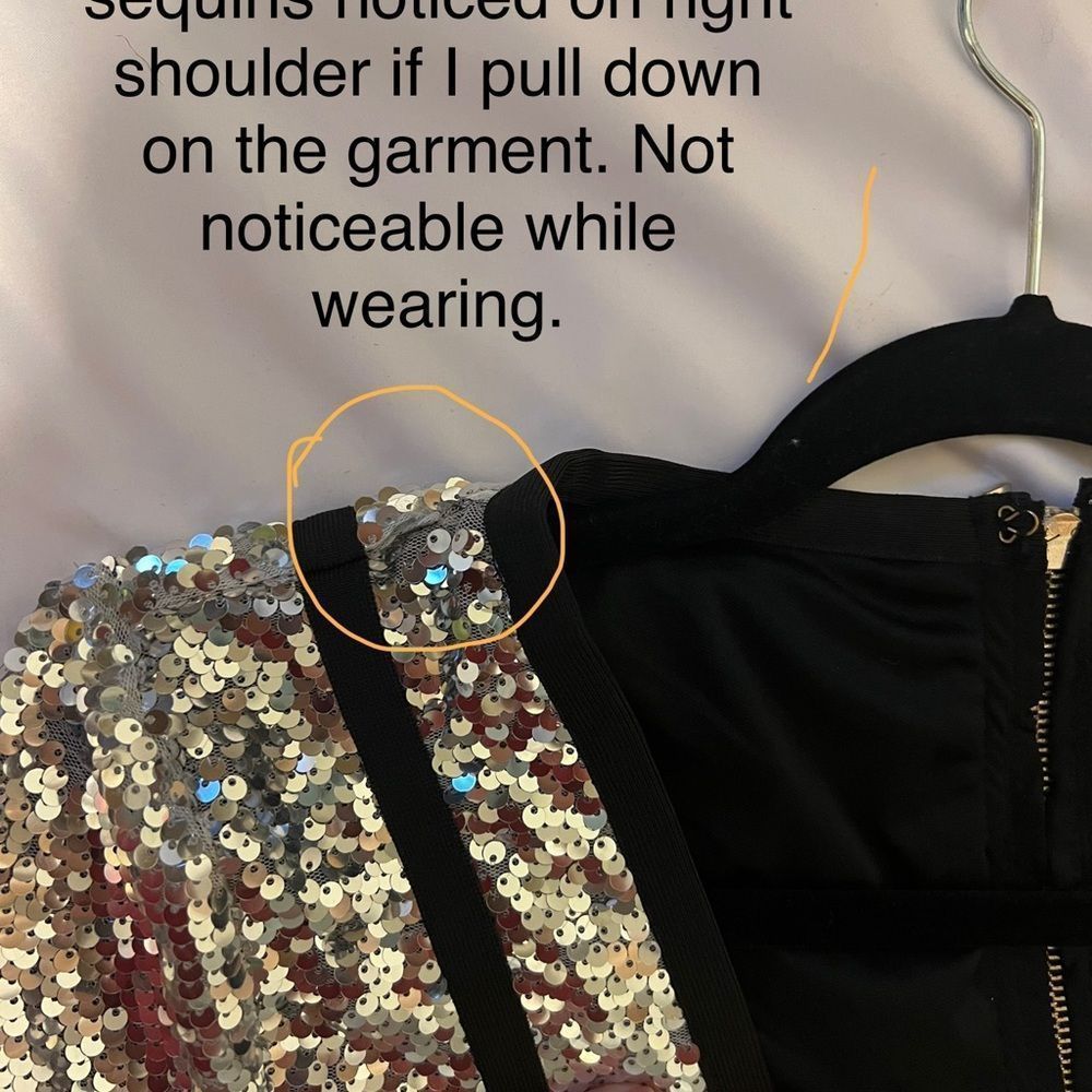 Silver Sequined 2 Piece Skirt Cropped Jacket - Picture 16 of 16